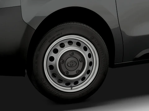 Toyota Proace Manual Van L2 HQInt 2027 3D Model