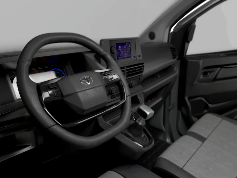 Toyota Proace Manual Van L2 HQInt 2027 3D Model