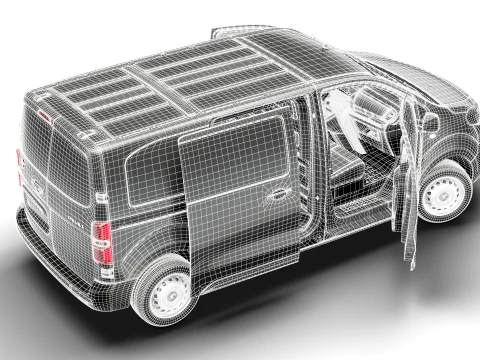 Toyota Proace Manual Van L2 HQInt 2027 3D Model