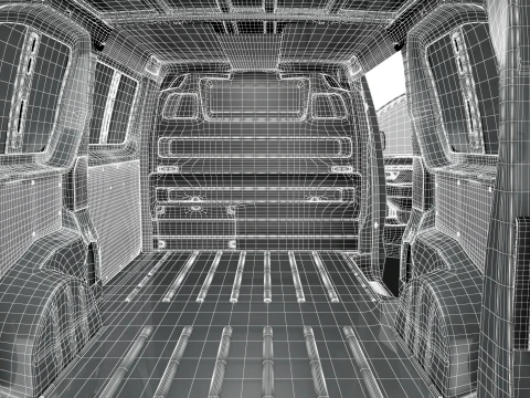 Toyota Proace Manual Van L2 HQInt 2027 3D Model
