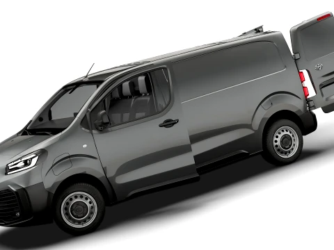 Toyota Proace Electric Van L2 HQInt 2027 3D Model