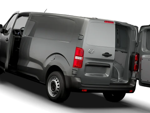 Toyota Proace Electric Van L2 HQInt 2027 3D Model