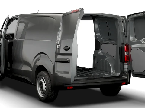 Toyota Proace Electric Van L2 HQInt 2027 3D Model