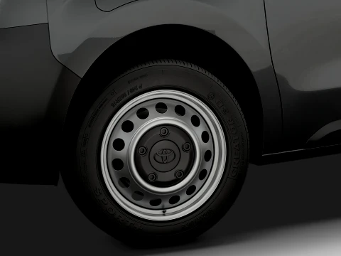 Toyota Proace Electric Van L2 HQInt 2027 3D Model