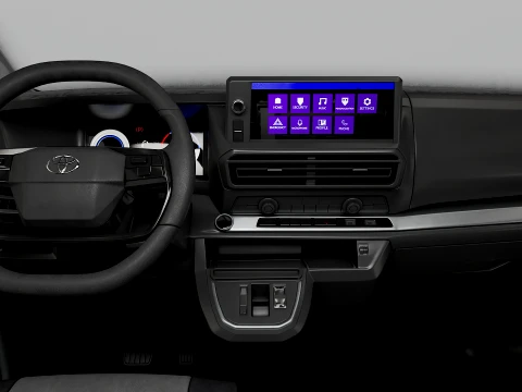 Toyota Proace Electric Van L2 HQInt 2027 3D Model