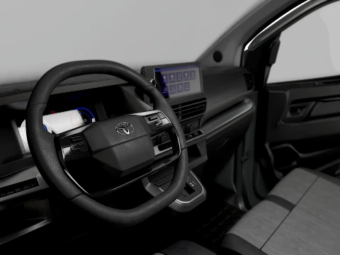 Toyota Proace Electric Van L2 HQInt 2027 3D Model