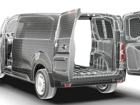 Toyota Proace Electric Van L2 HQInt 2027 3D Model