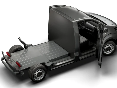 Toyota Proace Platform Cab L2 HQInt 2027 3D Model