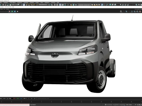 Toyota Proace Platform Cab L2 HQInt 2027 3D Model