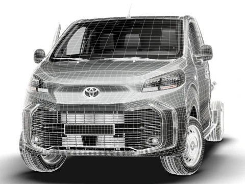Toyota Proace Platform Cab L2 HQInt 2027 3D Model