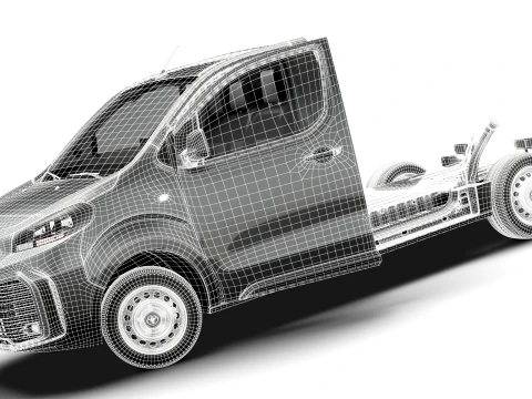 Toyota Proace Platform Cab L2 HQInt 2027 3D Model