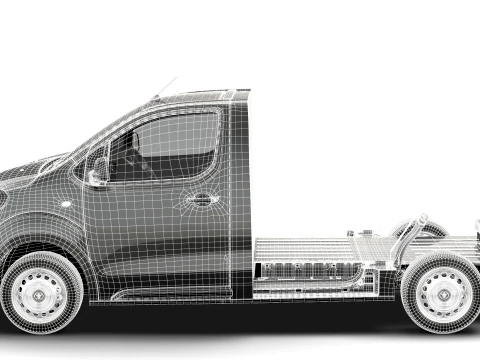 Toyota Proace Platform Cab L2 HQInt 2027 3D Model