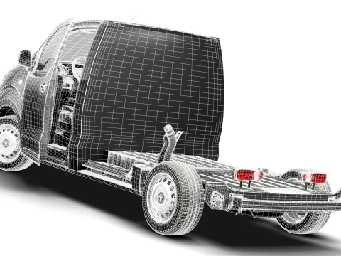 Toyota Proace Platform Cab L2 HQInt 2027 3D Model