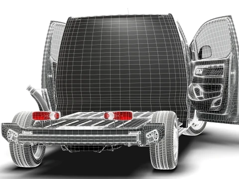 Toyota Proace Platform Cab L2 HQInt 2027 3D Model