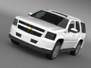Chevrolet Tahoe ibrida del 2012 Modello 3D