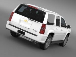 chevrolet tahoe hybrid 2012 3D Модель