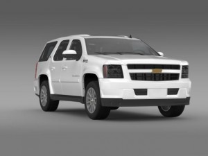 chevrolet tahoe hybrid 2012 3D Модель