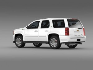 chevrolet tahoe hybrid 2012 3D Модель