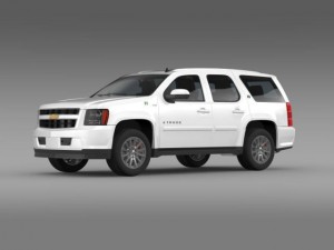 chevrolet tahoe hybrid 2012 3D Модель