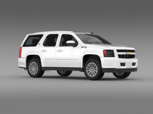 chevrolet tahoe hybrid 2012 3D Модель