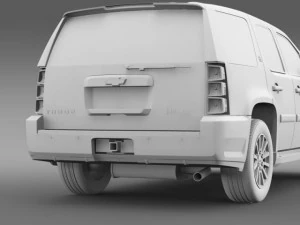 chevrolet tahoe hybrid 2012 3D Model
