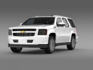 chevrolet tahoe hybrid 2012 3D Модель