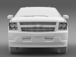 chevrolet tahoe hybrid 2012 3D Модель