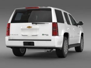 chevrolet tahoe hybrid 2012 3D Модель