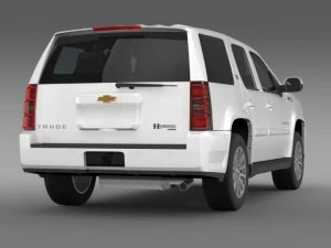 chevrolet tahoe hybrid 2012 3D Model