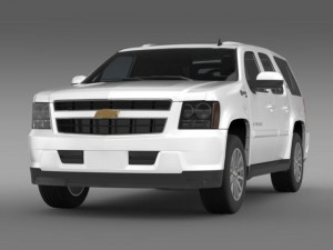 chevrolet tahoe hybrid 2012 3D Модель