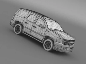 chevrolet tahoe hybrid 2012 3D Model