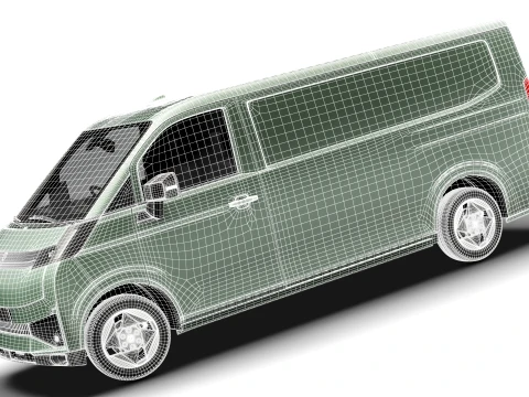 Farizon V7E Panel Van 2027 3D Model