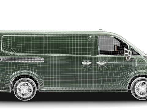 Farizon V7E Panel Van 2027 3D Model