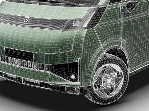 Farizon V7E Panel Van 2027 3D Model