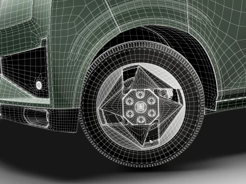 Farizon V7E Panel Van 2027 3D Model