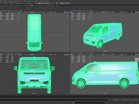 Jinbei Jiyun E7 Panel Van 2027 3D Model