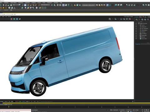 Jinbei Jiyun E7 Panel Van 2027 3D Model