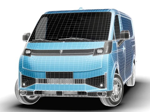 Jinbei Jiyun E7 Panel Van 2027 3D Model