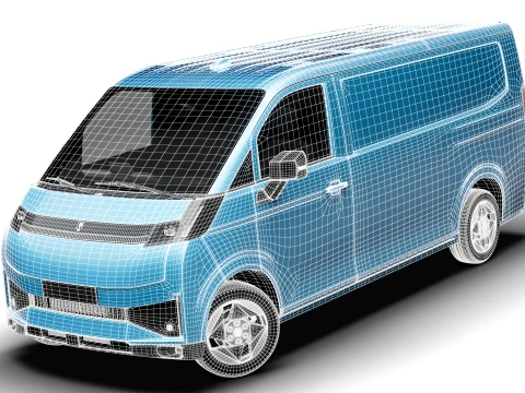 Jinbei Jiyun E7 Panel Van 2027 3D Model