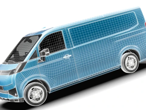 Jinbei Jiyun E7 Panel Van 2027 3D Model