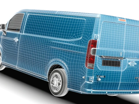 Jinbei Jiyun E7 Panel Van 2027 3D Model