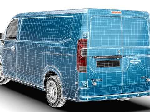 Jinbei Jiyun E7 Panel Van 2027 3D Model