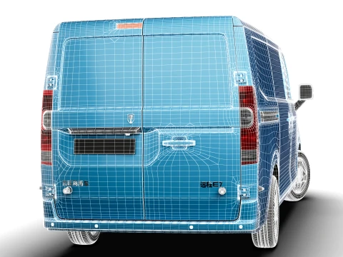 Jinbei Jiyun E7 Panel Van 2027 3D Model