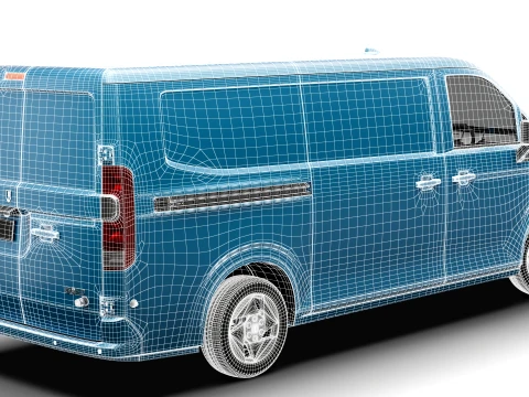Jinbei Jiyun E7 Panel Van 2027 3D Model
