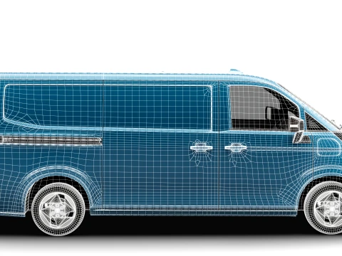 Jinbei Jiyun E7 Panel Van 2027 3D Model