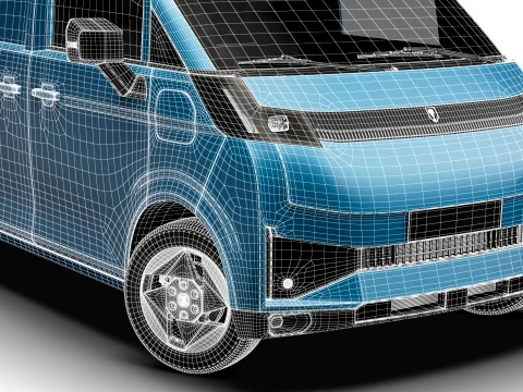 Jinbei Jiyun E7 Panel Van 2027 3D Model