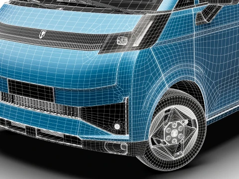 Jinbei Jiyun E7 Panel Van 2027 3D Model