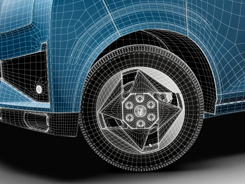Jinbei Jiyun E7 Panel Van 2027 3D Model