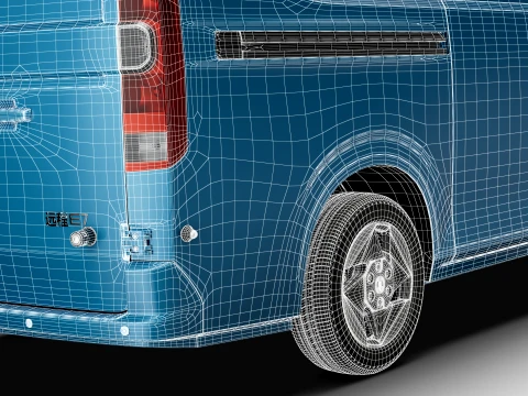 Jinbei Jiyun E7 Panel Van 2027 3D Model