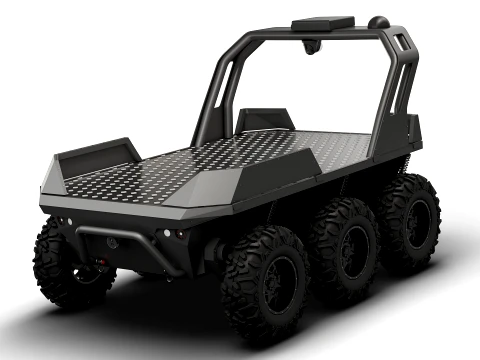 Ratel X UGV 2027 3D Model